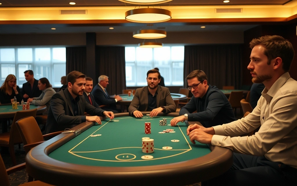 Pokerturnering i gang